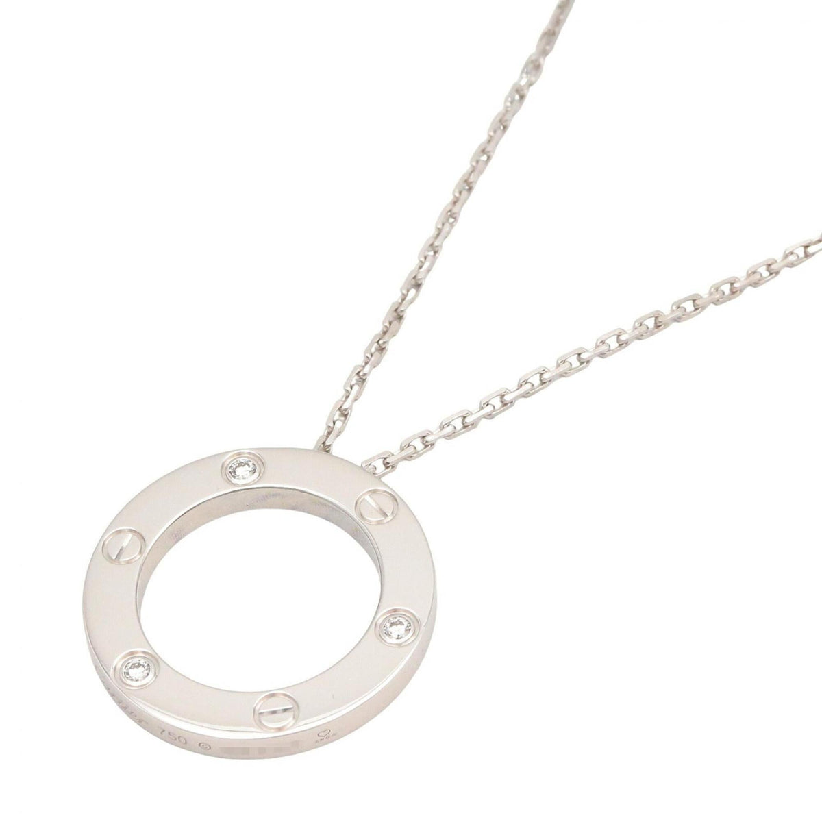 Cartier Pendant Necklace 18K White Gold with Diamond
