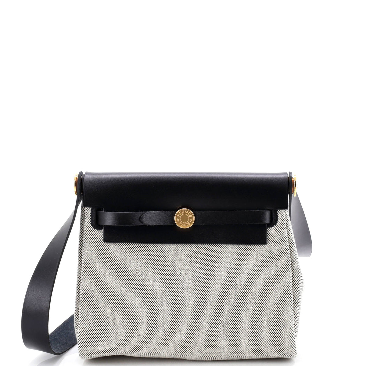 Hermes Herbag Zip Toile and Leather 20