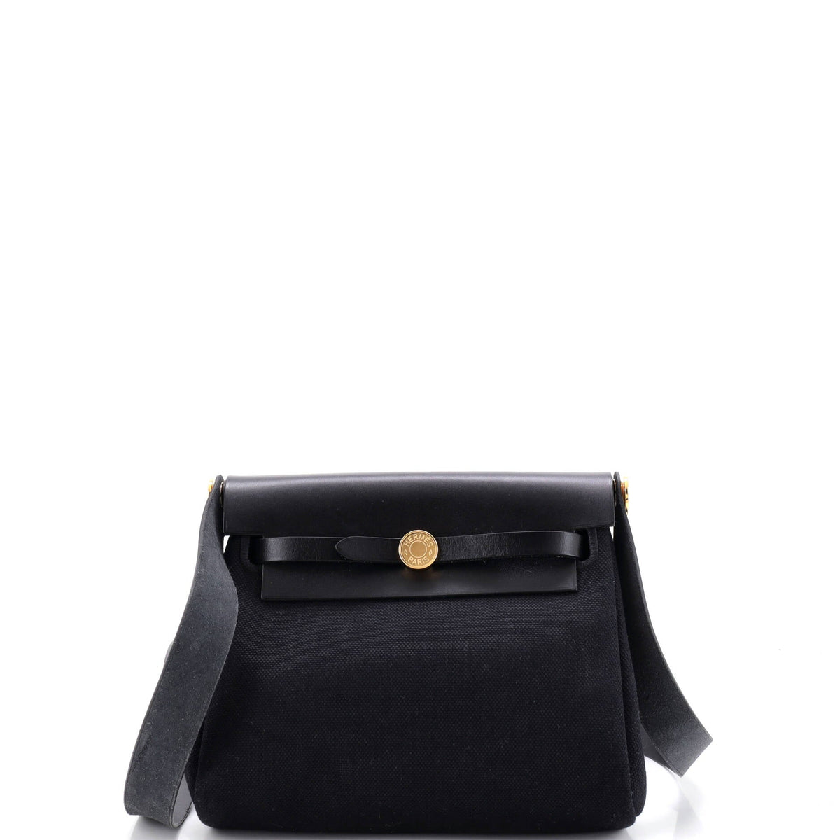 Hermes Herbag Zip Toile and Leather 20