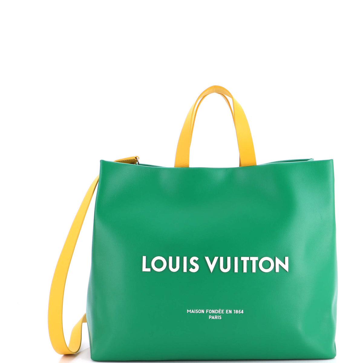 Louis Vuitton Shopper Tote Leather MM