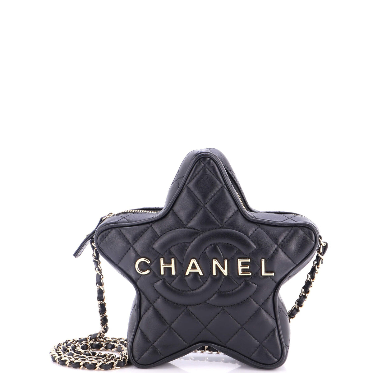 Chanel CC Walk of Fame Star Bag Quilted Lambskin
