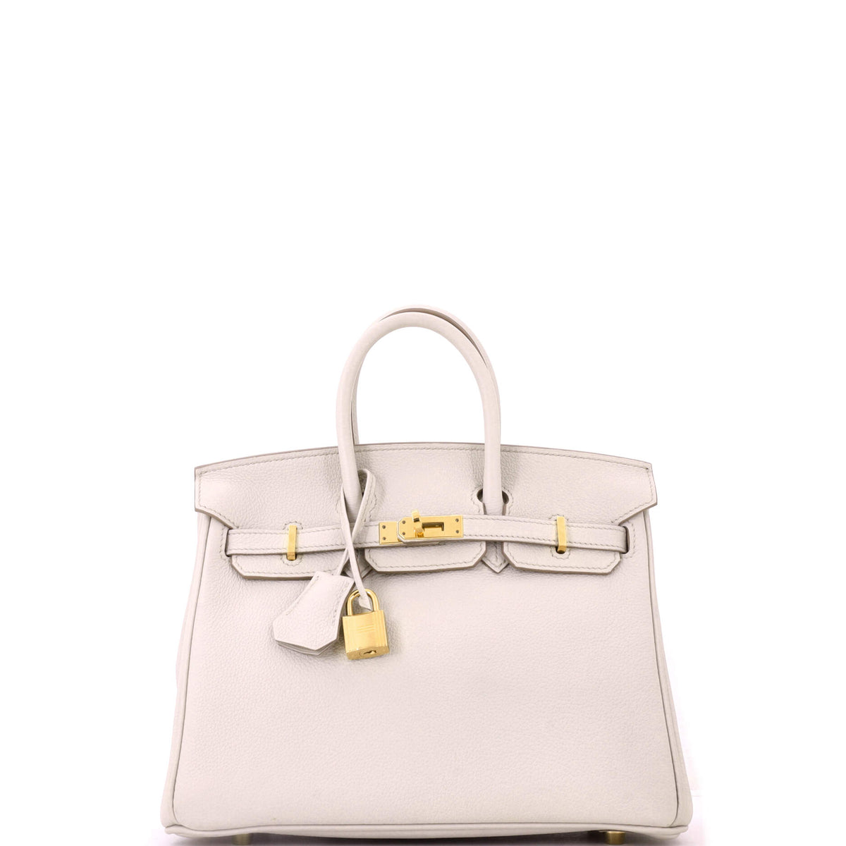 Hermes Birkin Handbag Béton Togo with Gold Hardware 25