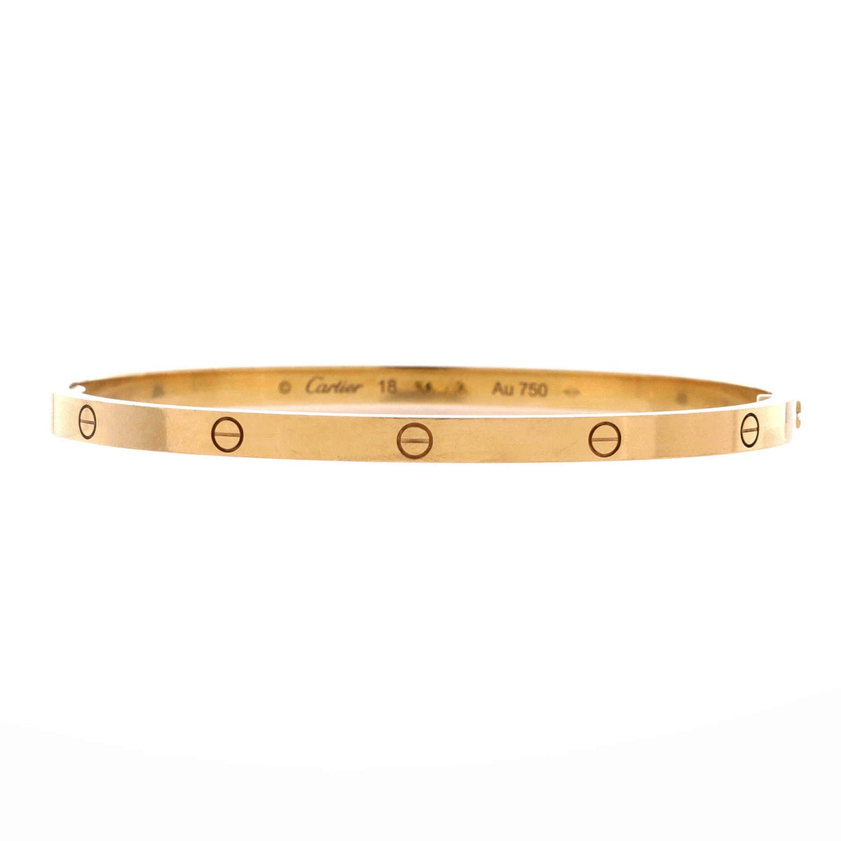 Cartier Love Bracelet 18K Yellow Gold Small 19