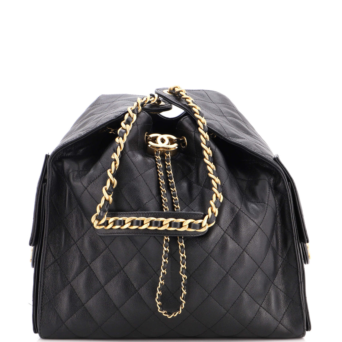 Chanel 25 Hobo Bag Quilted Caviar Medium