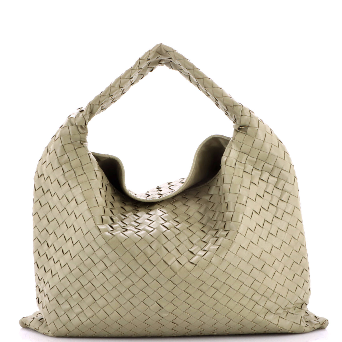 Bottega Veneta Hop Hobo Intrecciato Leather Large