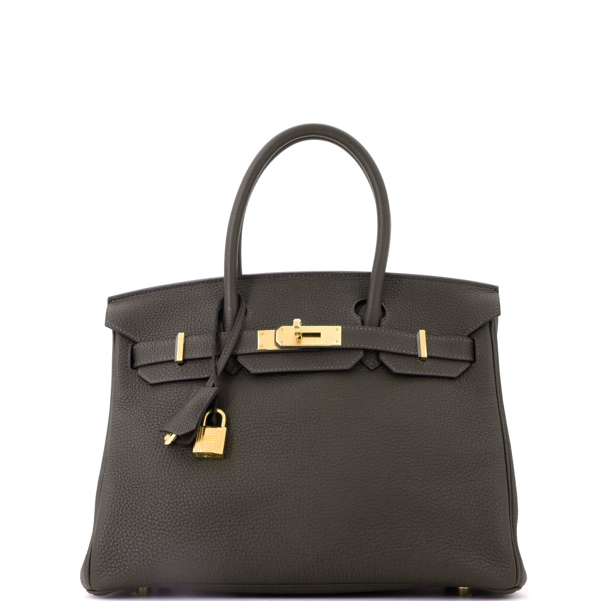 Hermes Birkin Handbag Ecorce Togo with Gold Hardware 30