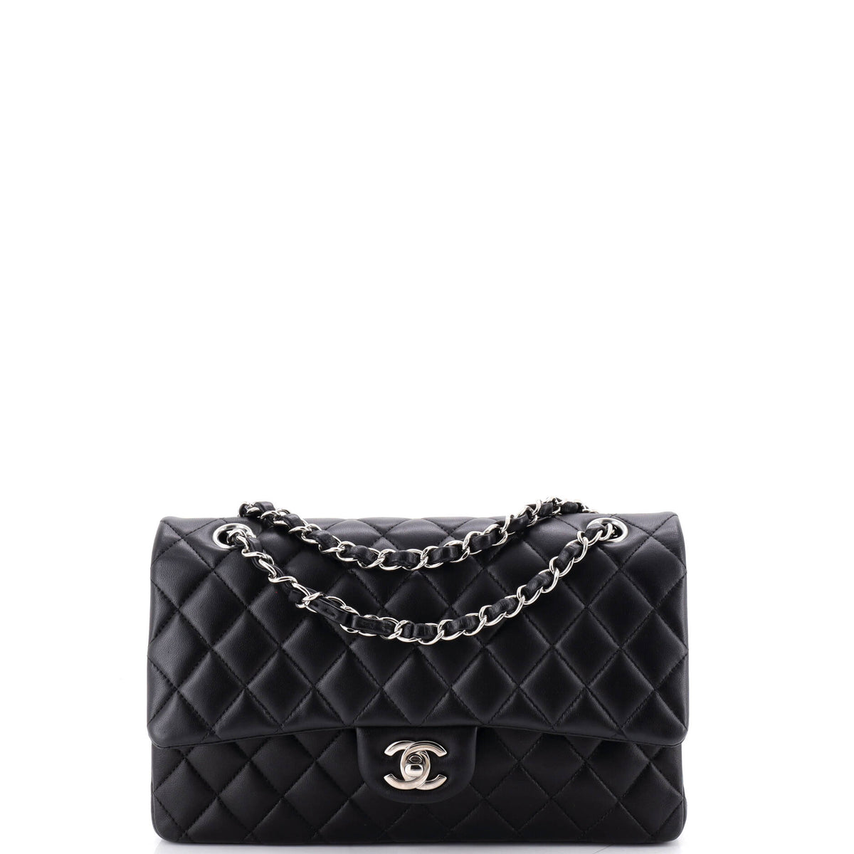 Chanel Classic Double Flap Bag Quilted Lambskin Medium