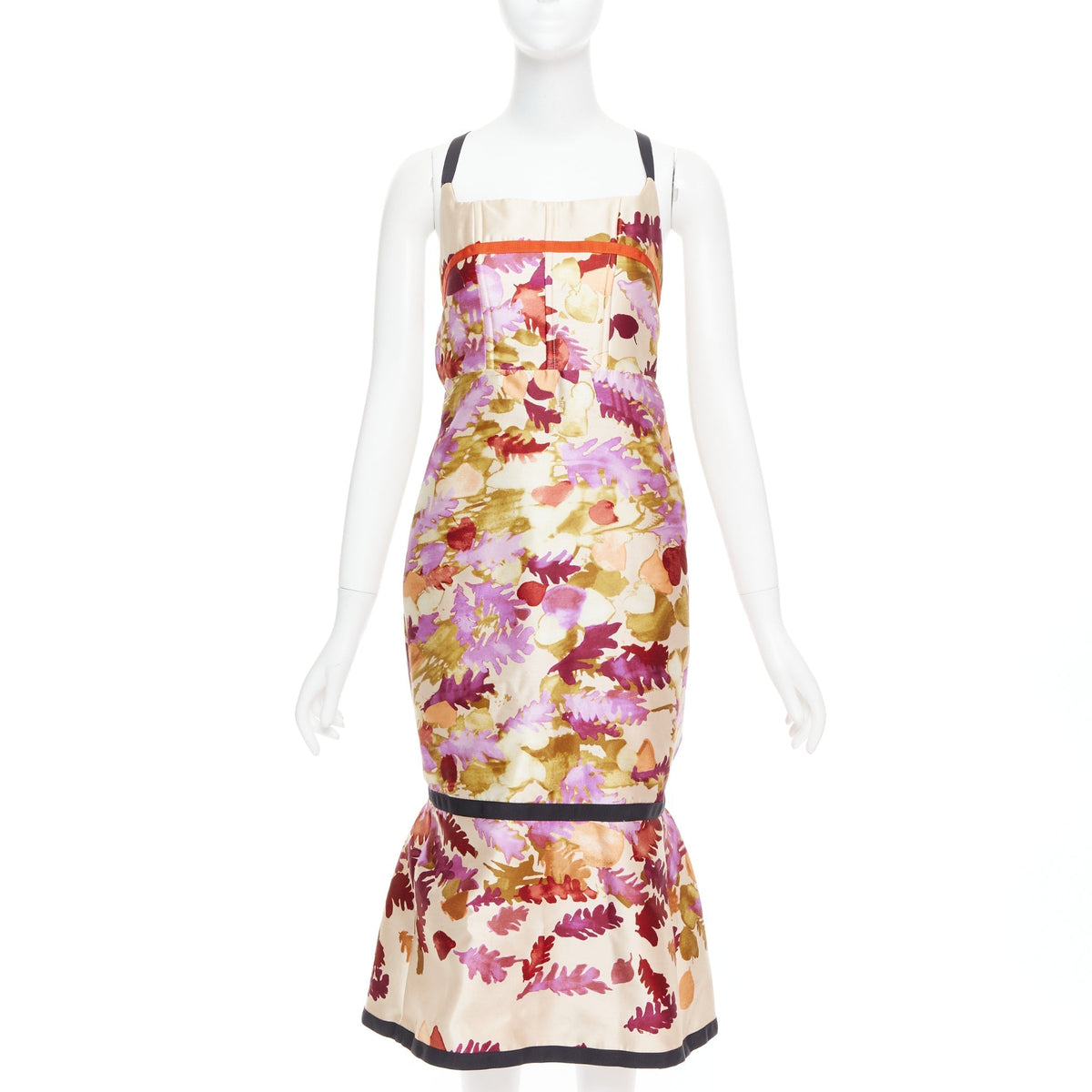 Prada Women's Prada Neoprene Silk Bondage Dress