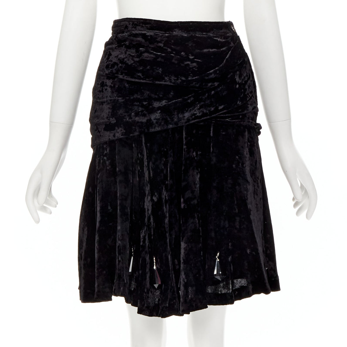 Comme des Garçons Women's Comme Des Garcons Velvet Crystal Skirt