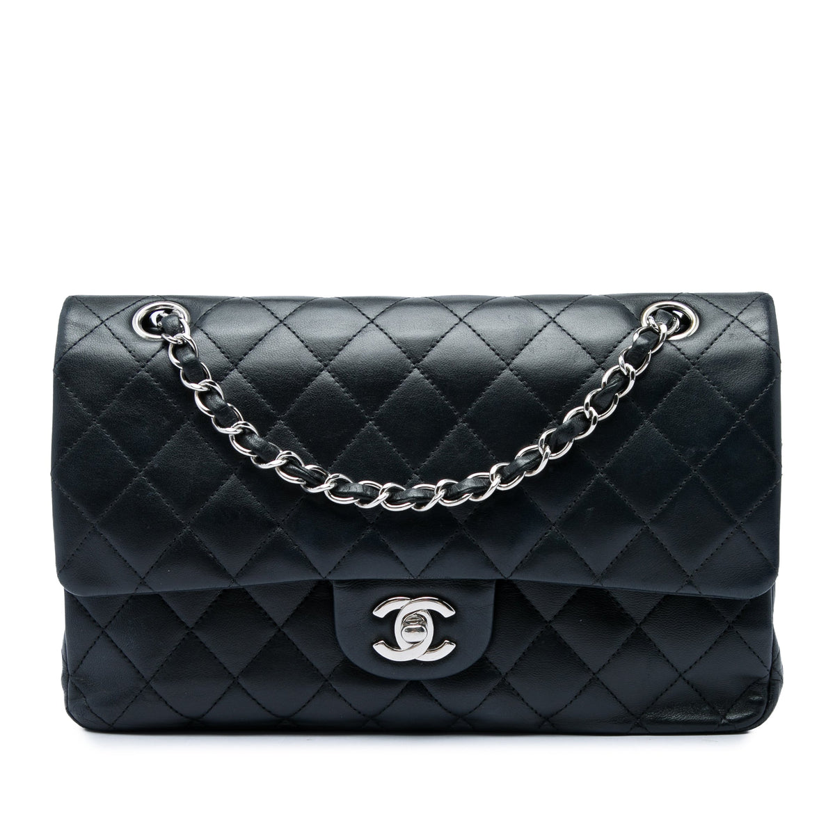 Chanel Classic Double Flap Bag Quilted Lambskin Medium