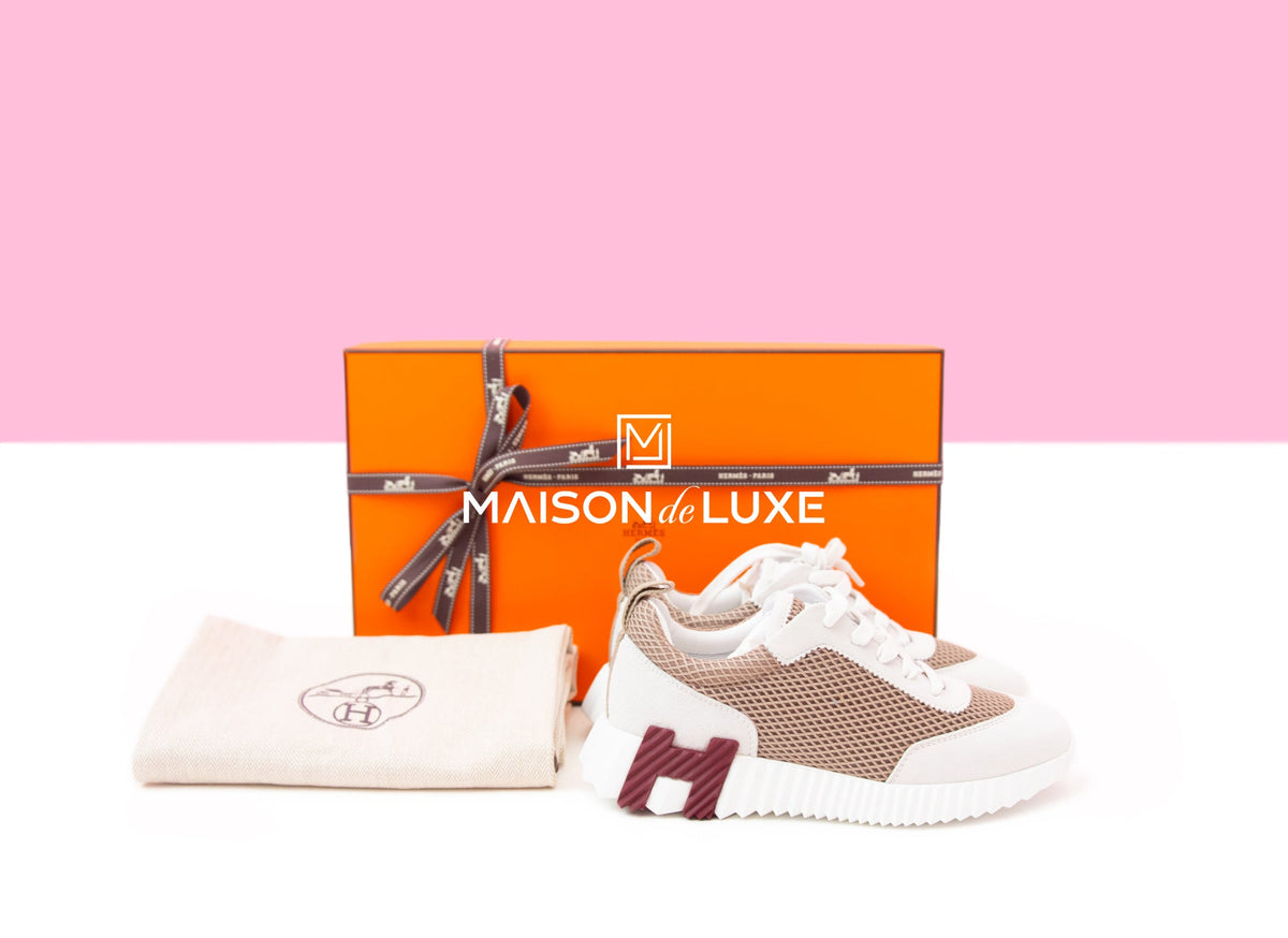 Hermes Hermes Women's Beige Argile Bouncing 35 Sneaker