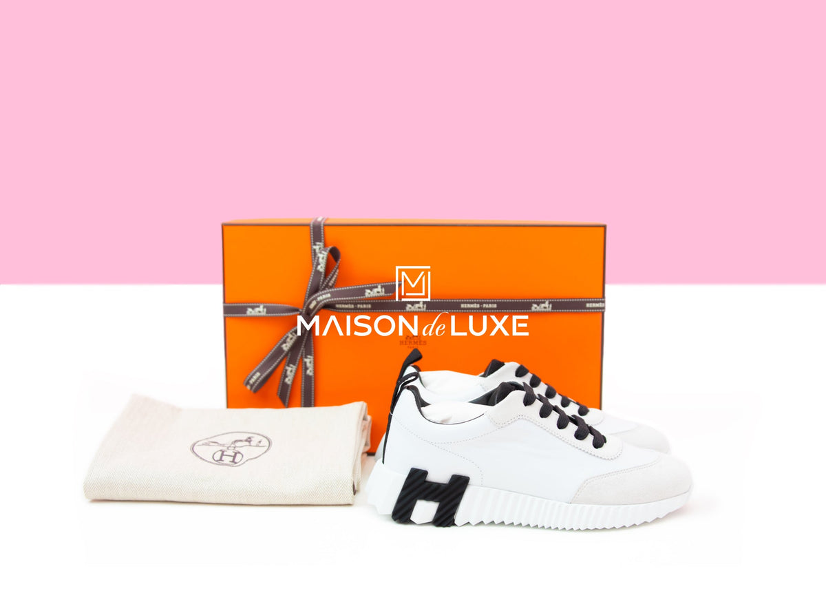Hermes Hermes Women's White Bouncing 36 Sneaker