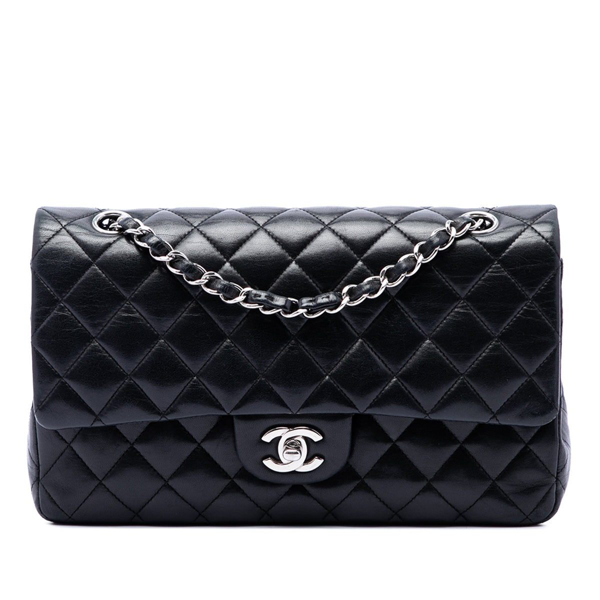 Chanel Classic Double Flap Bag Quilted Lambskin Medium