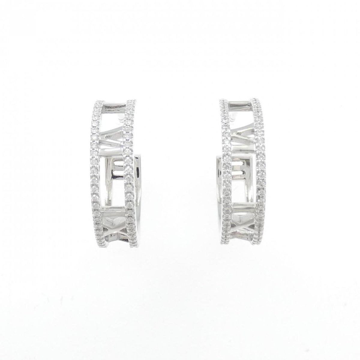 Tiffany & Co. Atlas Earrings White Gold