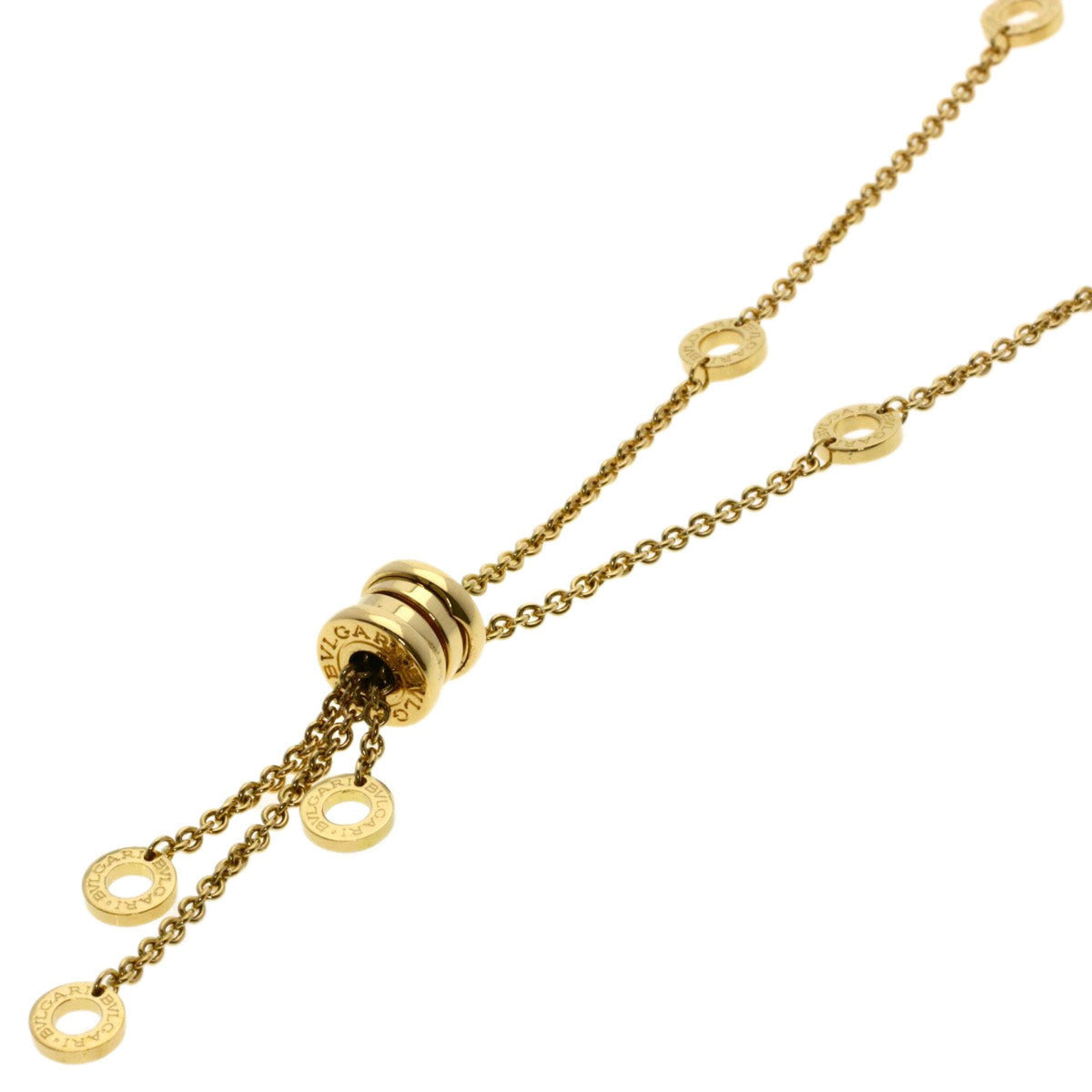 Bvlgari B.Zero1 Pendant Necklace 18K Yellow Gold