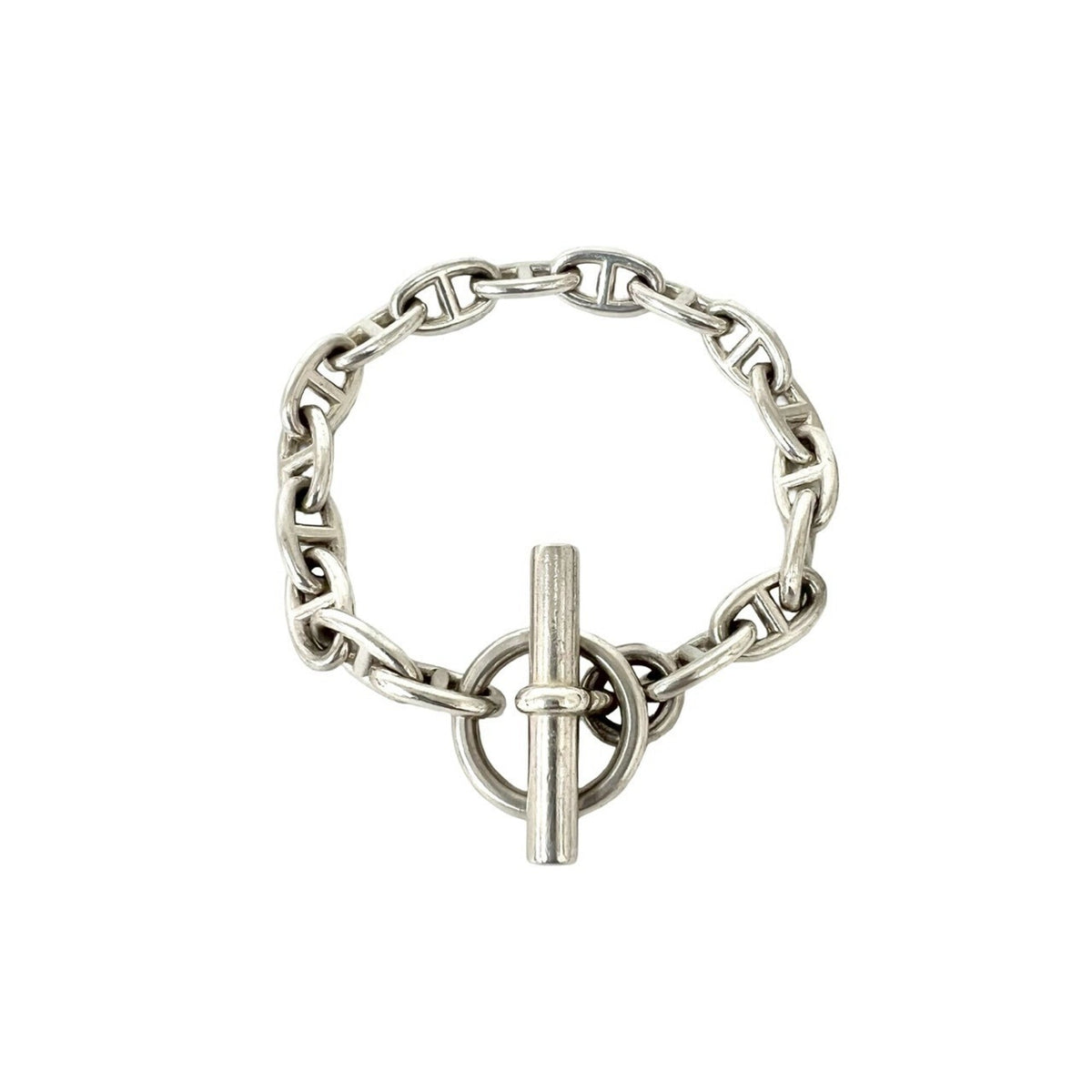 Hermes Chaine d'Ancre Bracelet Sterling Silver