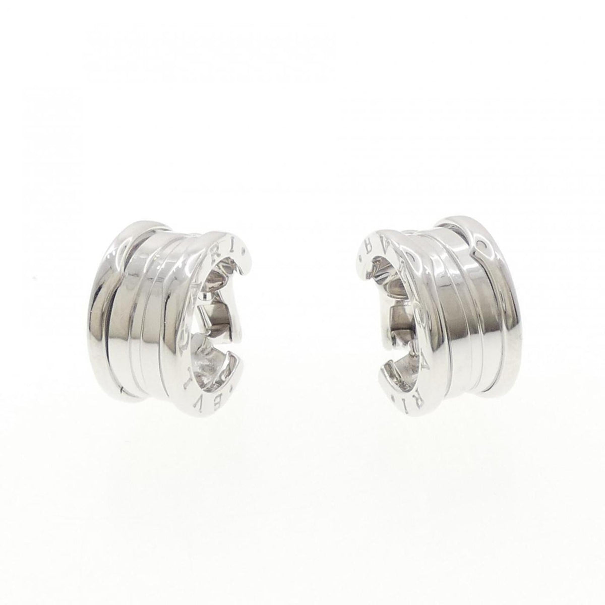 Bvlgari B.Zero1 Stud Earrings 18K White Gold 18K White Gold