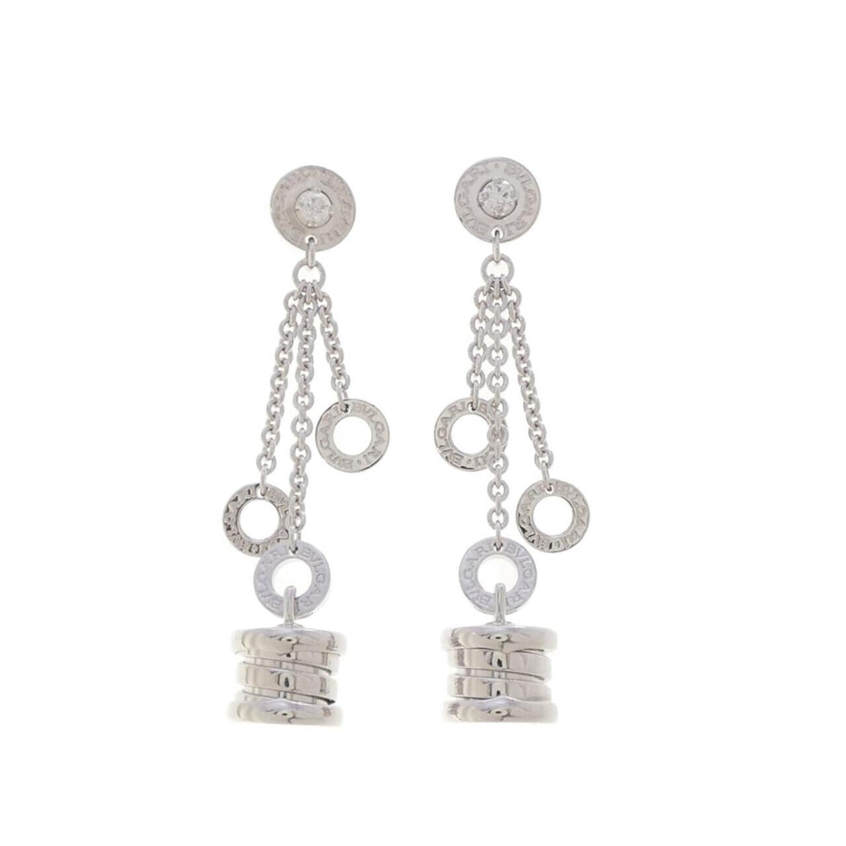 Bvlgari Earrings 18K White Gold