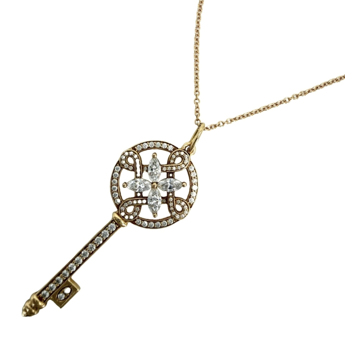 Tiffany & Co. Pendant Necklace 18K Yellow Gold with Diamond