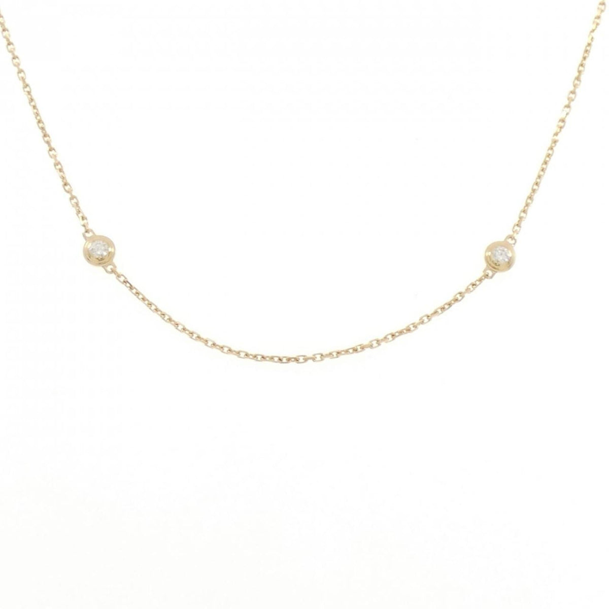 Cartier Diamants Légers Pendant Necklace 18K Yellow Gold