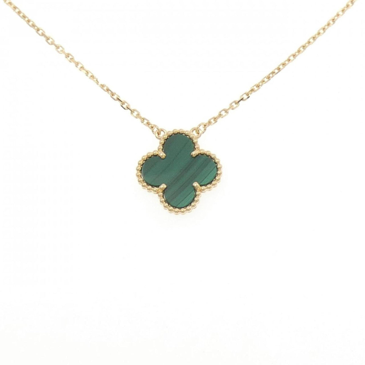 Van Cleef & Arpels Vintage Alhambra Pendant Necklace 18K Yellow Gold