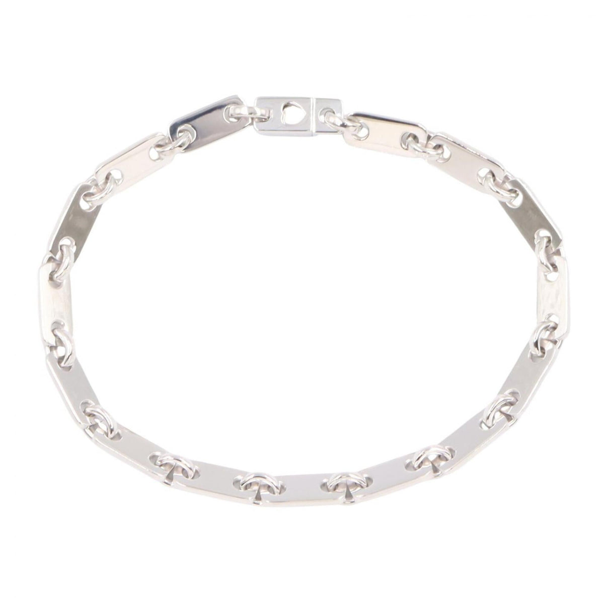 Cartier Fidelity Heart Key Bracelet 18K White Gold