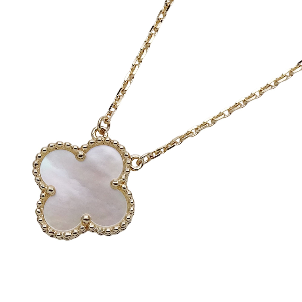 Van Cleef & Arpels Vintage Alhambra Pendant Necklace 18K Yellow Gold