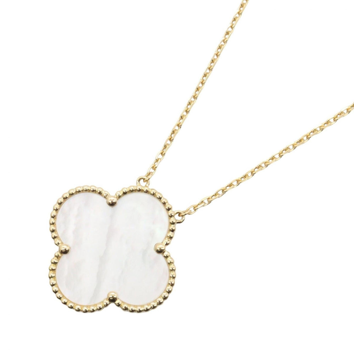 Van Cleef & Arpels Alhambra Pendant Necklace 18K Yellow Gold