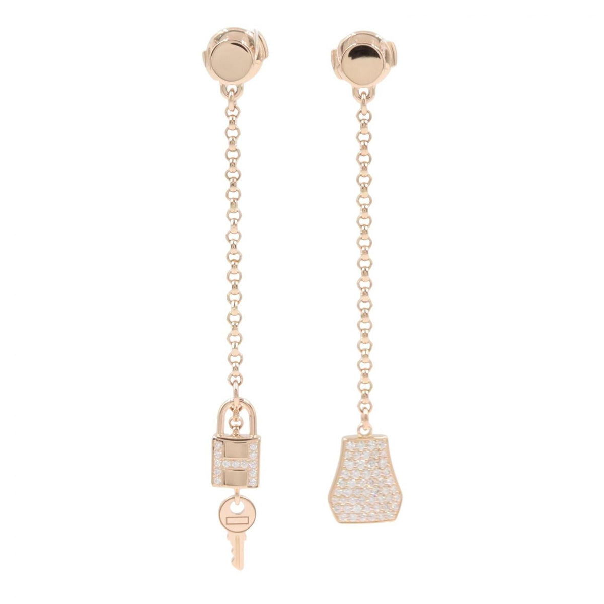 Hermes Earrings 18K Rose Gold