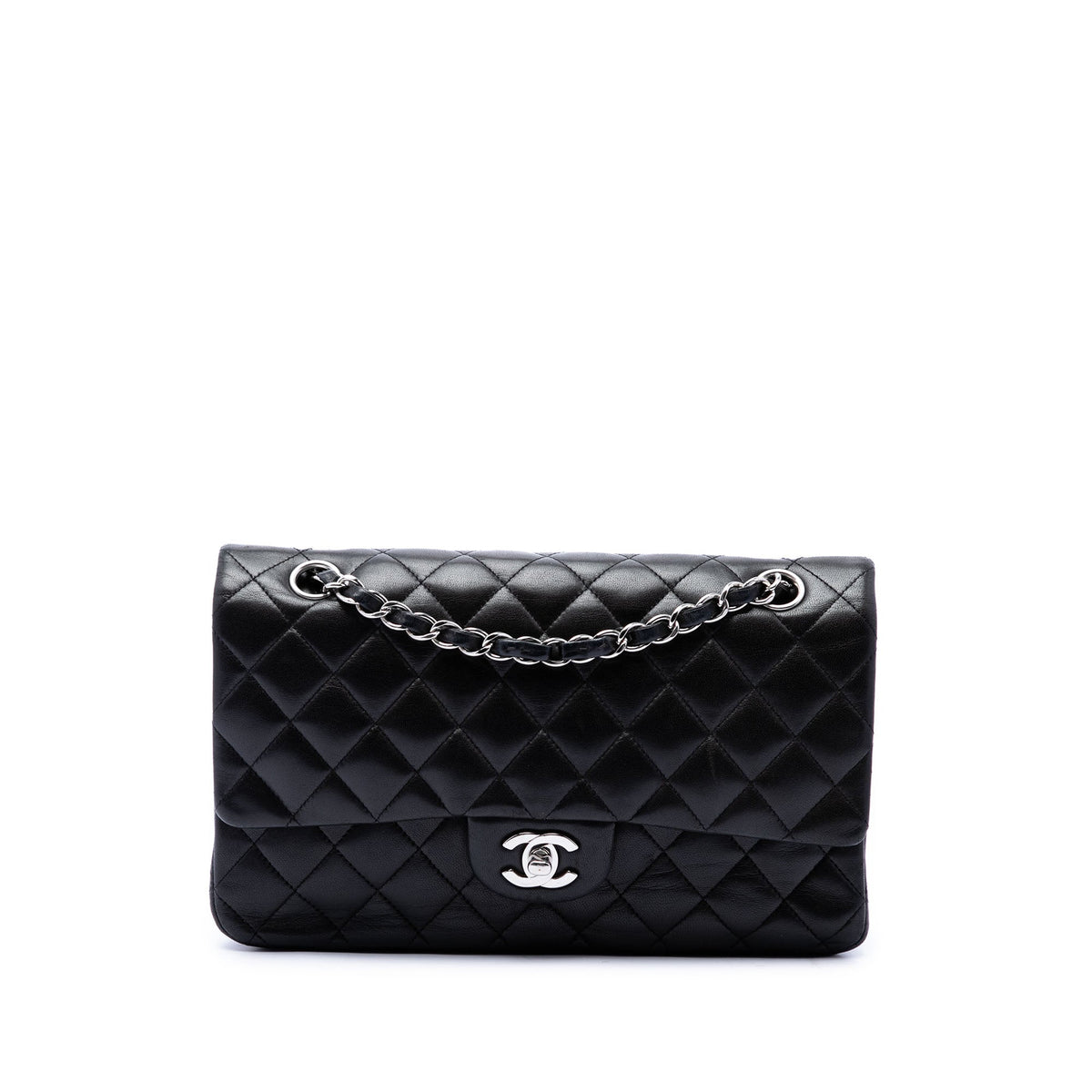 Chanel Classic Double Flap Bag Quilted Lambskin Medium