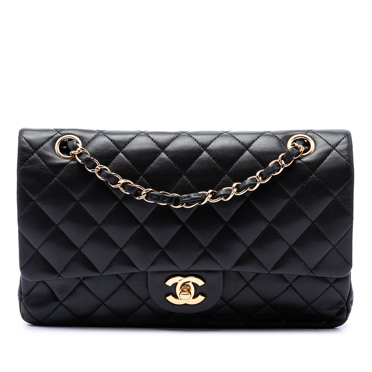 Chanel Classic Double Flap Bag Quilted Lambskin Medium