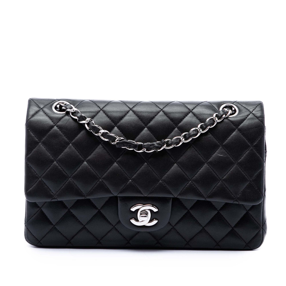 Chanel Classic Double Flap Bag Quilted Lambskin Medium