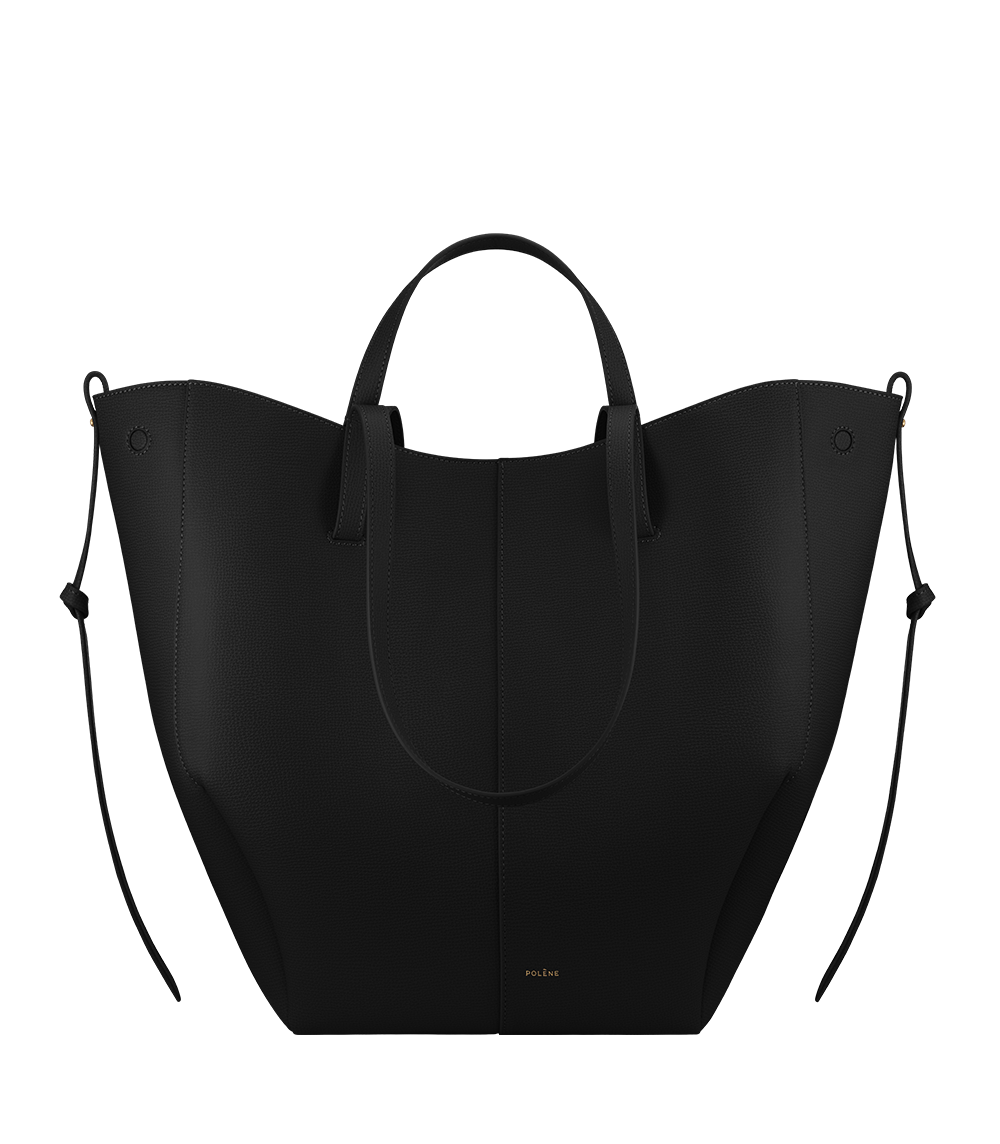 Polène Cyme Tote - Textured Black