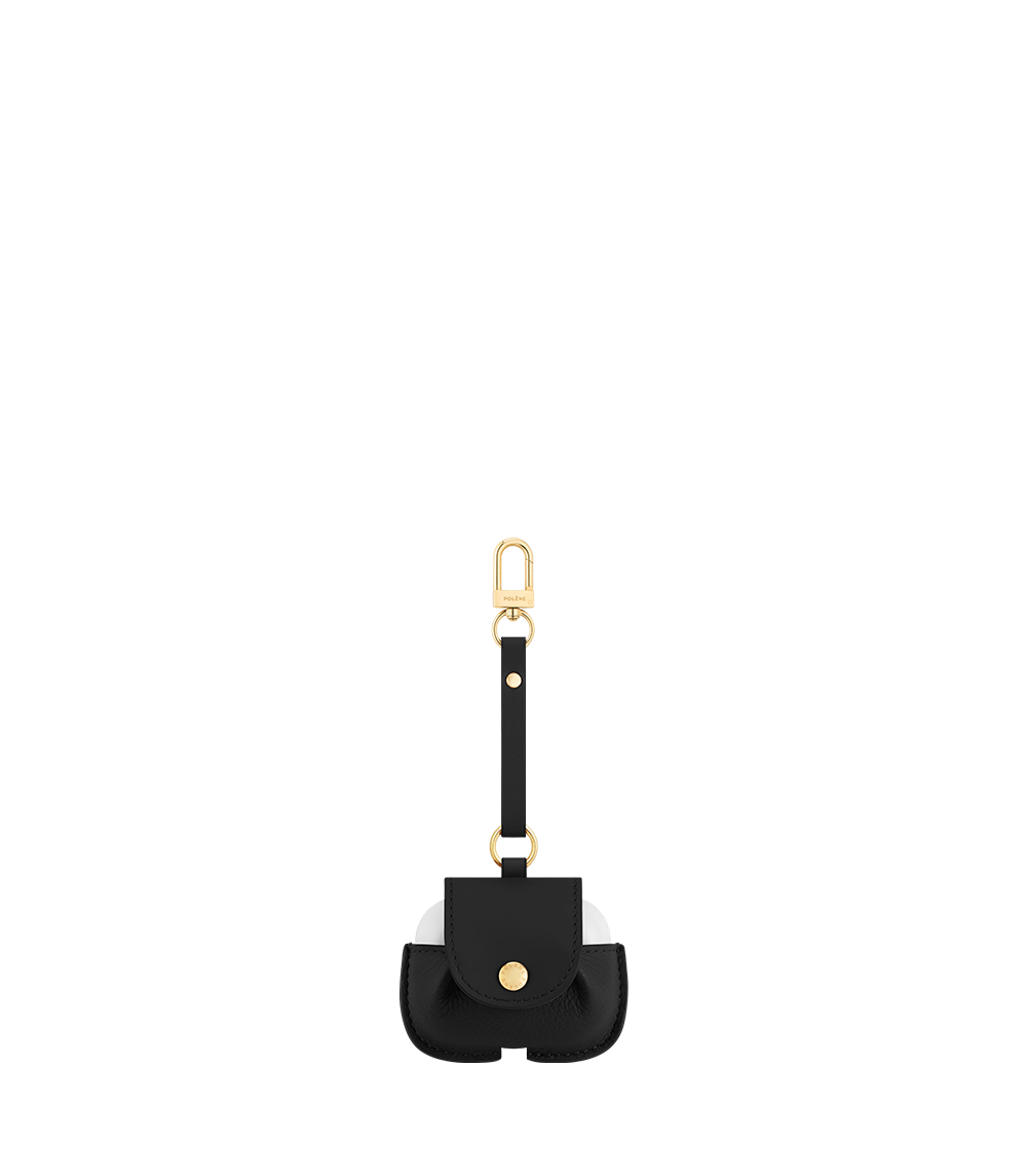 Polène Airpods case - Duo Black