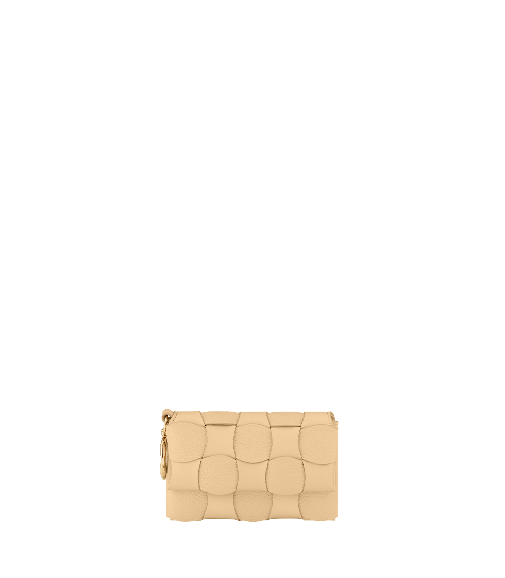 Polène Neiti Card Holder - Duo Wheat