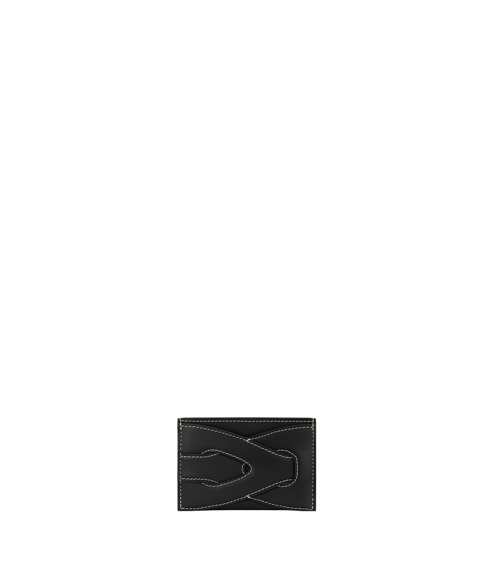 Polène Nodde Card Holder - Black