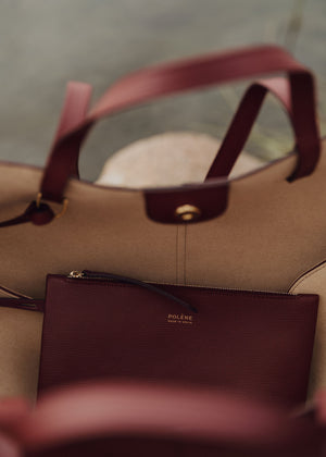 Polène Cyme Mini - Textured Black Cherry - view 5