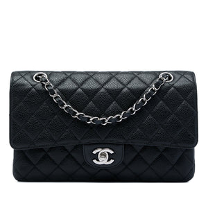 Chanel Classic Double Flap Bag Quilted Caviar Medium - view 1