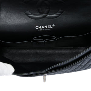 Chanel Classic Double Flap Bag Quilted Caviar Medium - view 4