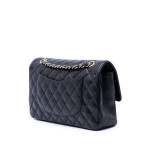 Chanel Classic Double Flap Bag Quilted Caviar Medium - view 2