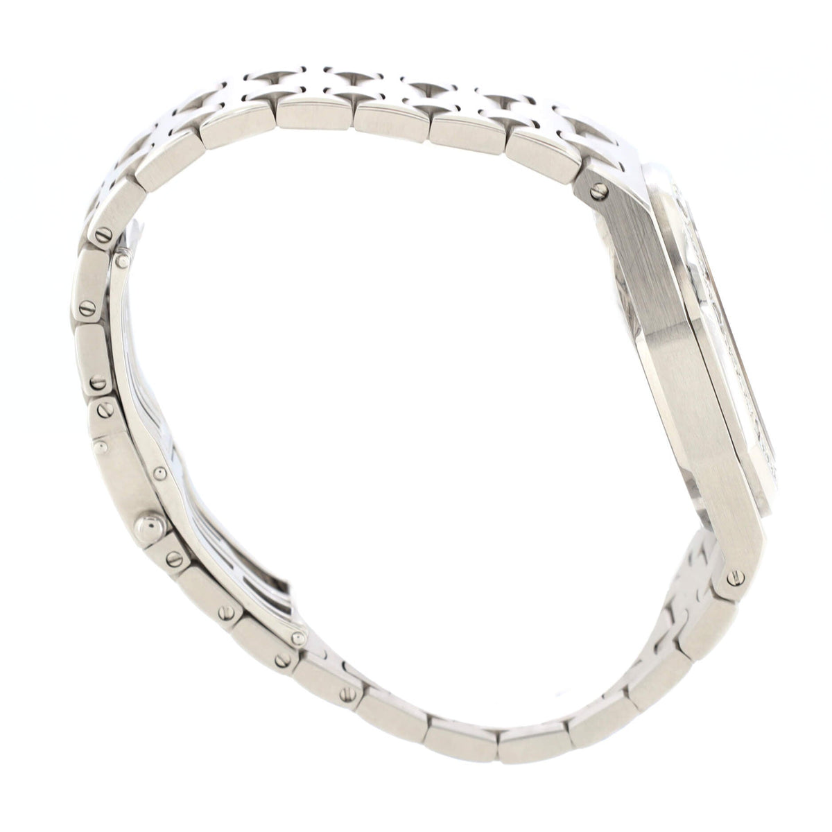 Royal Oak Date Quartz Watch Stainless Steel with Diamond Bezel 33