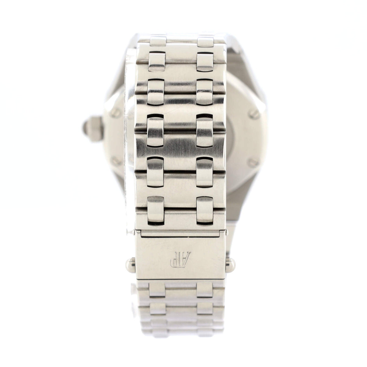 Royal Oak Date Quartz Watch Stainless Steel with Diamond Bezel 33