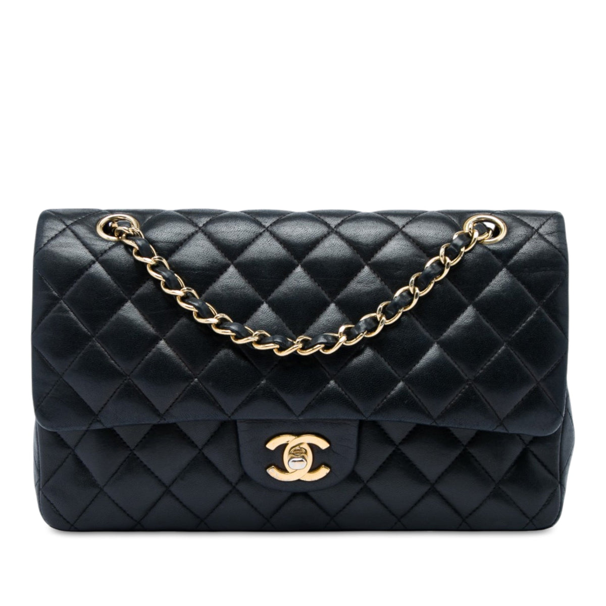 Chanel Classic Double Flap Bag Quilted Lambskin Medium