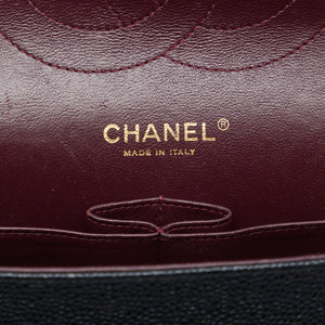 Chanel Classic Double Flap Bag Quilted Caviar Jumbo - view 5