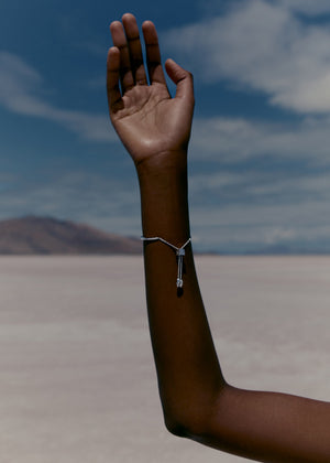 Polène Eroz Bangle - Silver in rhodium plated brass - view 2