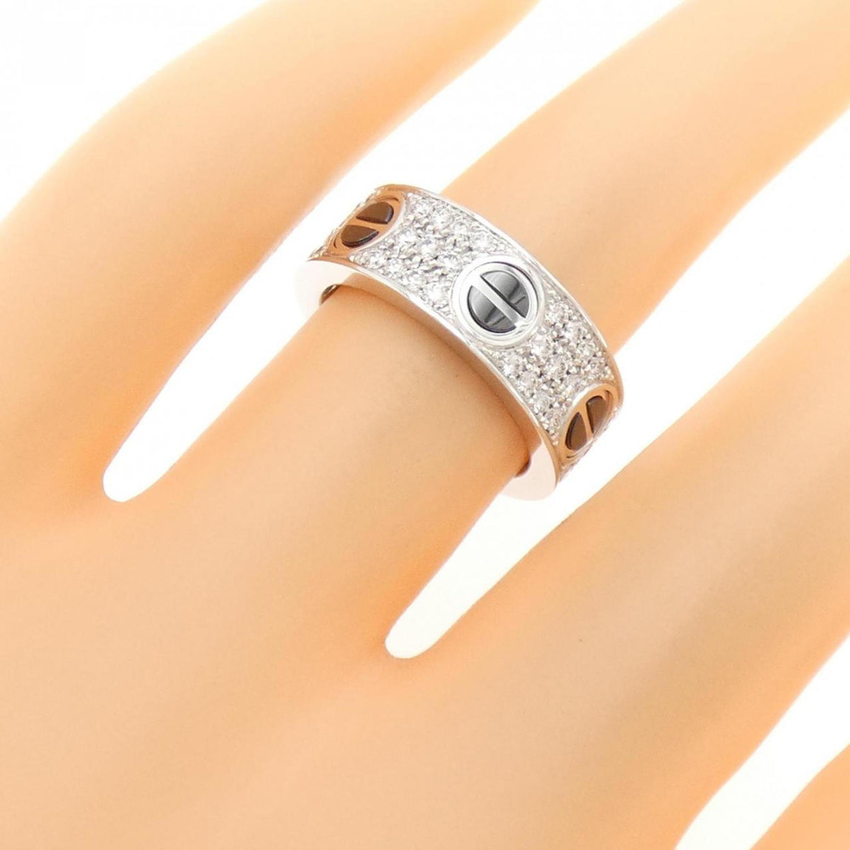 Cartier Love Ring 18K White Gold with Diamond – view 4