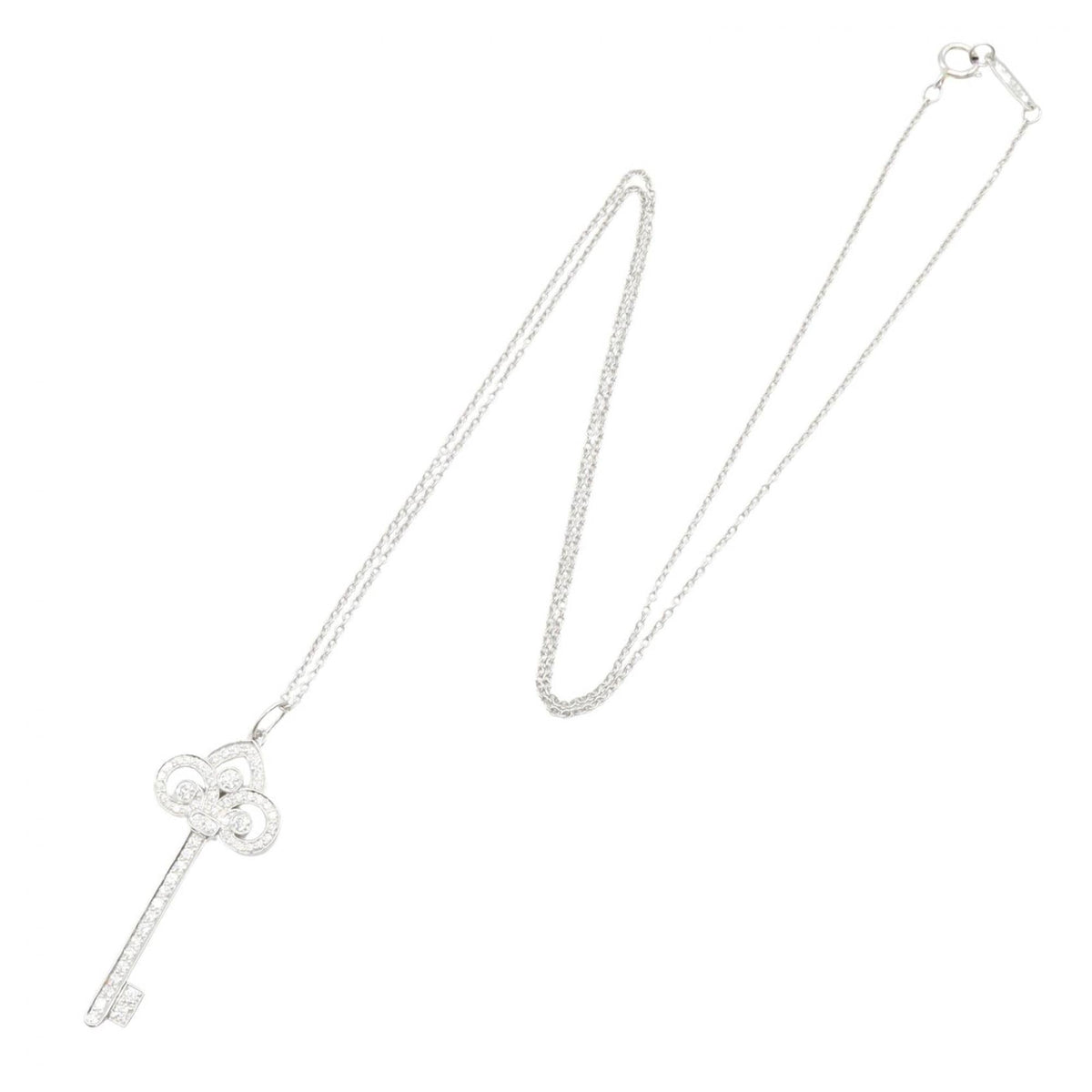 Pendant Necklace Platinum with Diamond