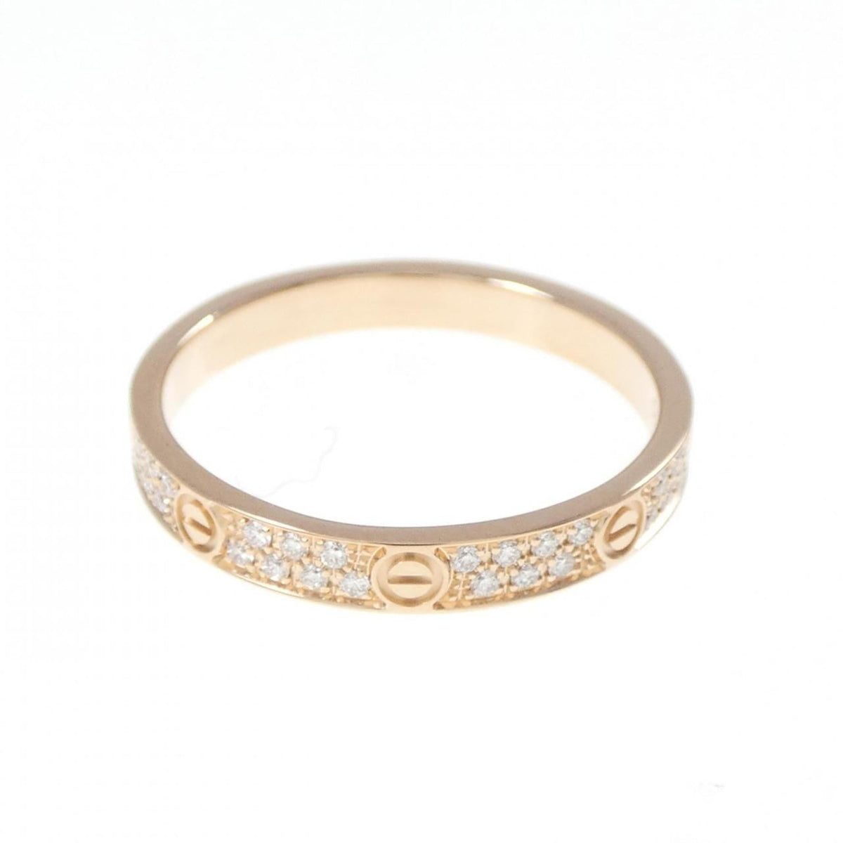 Cartier Love Ring 18K Rose Gold and Diamond Small – view 2