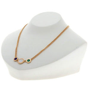 Bvlgari Pendant Necklace 18K Rose Gold with Malachite Shell and Sugilite - view 5
