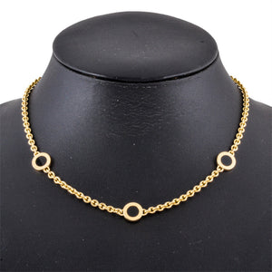 Bvlgari Pendant Necklace 18K Yellow Gold And Onyx - view 6